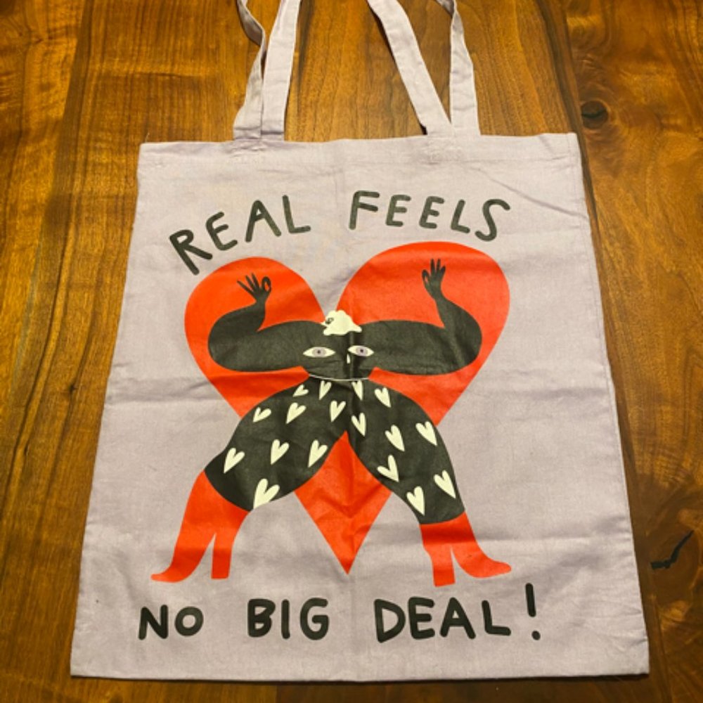 Boss Life by Egle Zvirblyte Lilac Tote